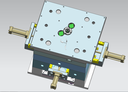 日系打印机主体复杂模具设计缩略图